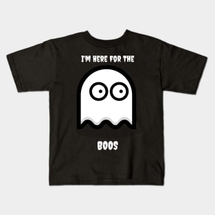 I'm Here For The Boos Ghost Kids T-Shirt